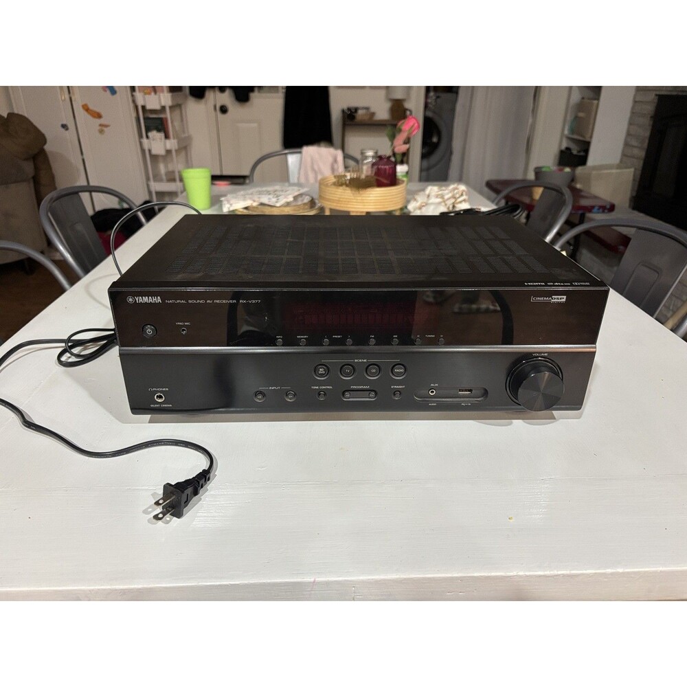 Yamaha RX-V377 5.1 Channel Home Theater HDMI AV Receiver - Tested